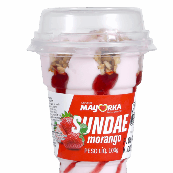 Sundae Morango 100g
