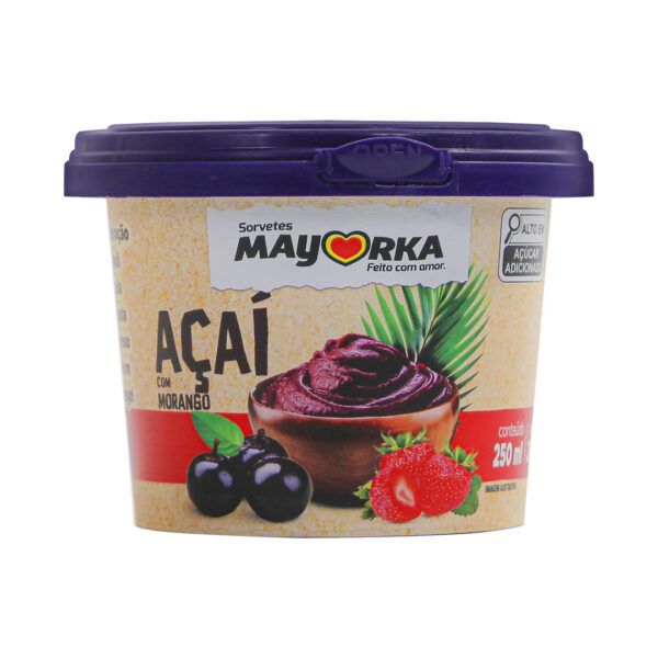 Açaí com morango 250ml