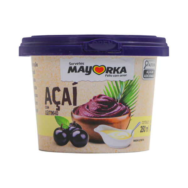 Açaí com leitinho 250ml
